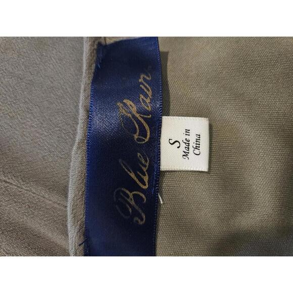 Blue Rain small green with cream & yellow floral embroidery mini dress - Picture 4 of 5